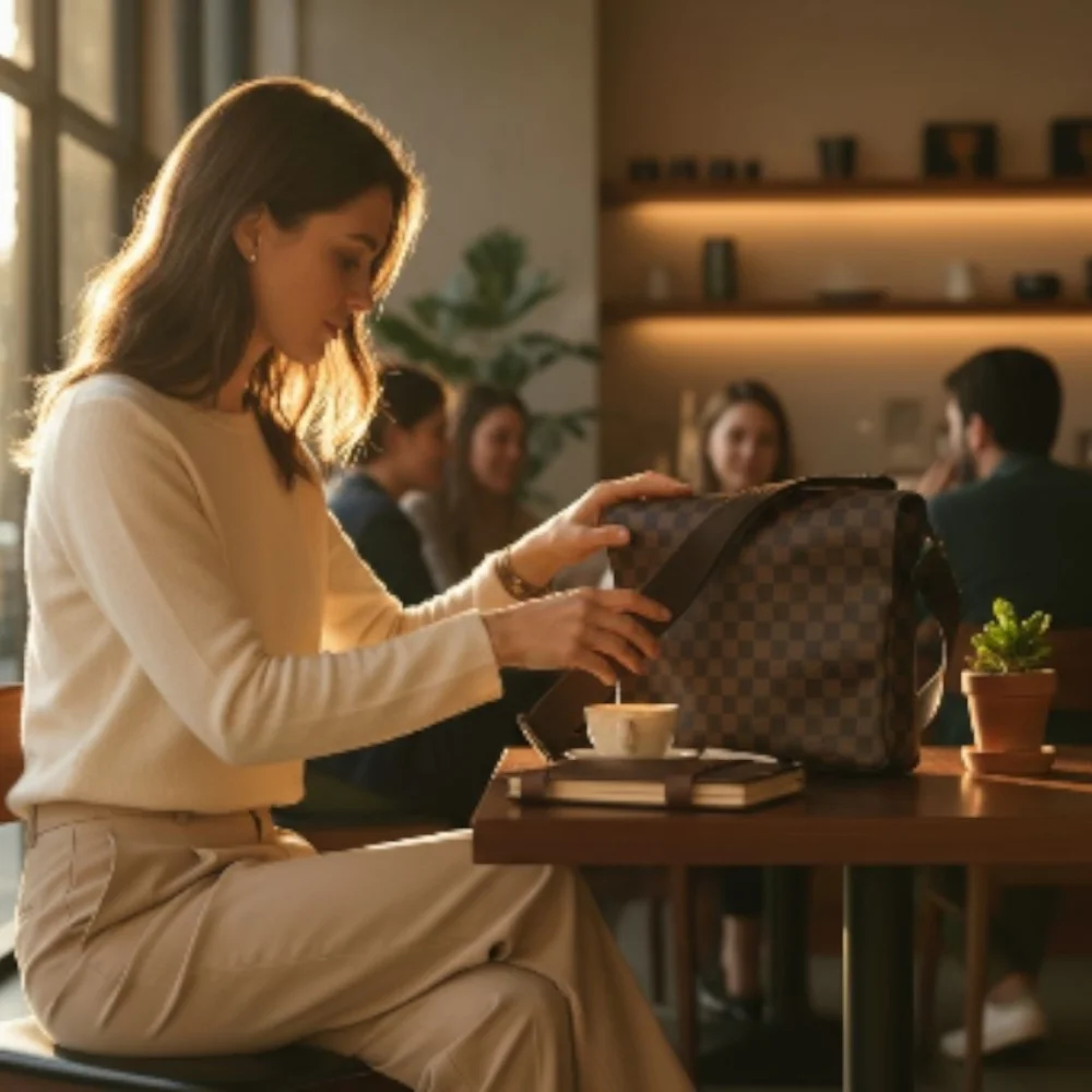 Louis Vuitton Damier Naviglio Messenger Bag - Picture 2 of 15